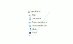 Die neuen Funktionen des neuen Windows 10 Explorers – Ansicht der Bibliotheken