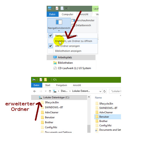 Die neuen Funktionen des neuen Windows 10 Datei-Explorers