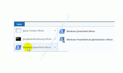 Die neuen Funktionen des neuen Windows 10 Explorers – Windows PowerShell öffnen
