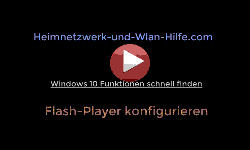 Flash-Player Einstellungen unter Windows 10 konfigurieren - Youtube Video Windows 10 Tutorial