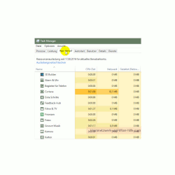 Windows 10 – Netzwerkverkehr und Datenvolumenverbrauch von Apps herausfinden – Das Register App-Verlauf im Task-Manager