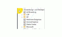 Windows 10 Ereignisanzeige – Bereich Anwendungs- und Dienstprogramme