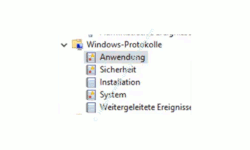 Windows 10 Ereignisanzeige – Das Protokoll Anwendung