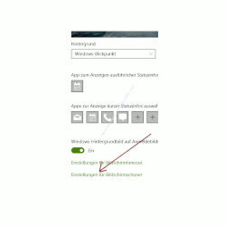Windows 10 Tutorial- Sperrbildschirm konfigurieren – Option, Einstellungen für Bildschirmschoner