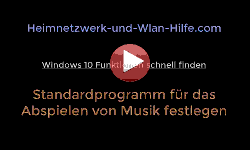 Standard Musik-Player unter Windows 10 festlegen - Youtube Video Windows 10 Tutorial