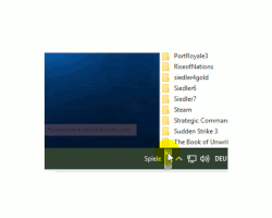 Windows 10 Tutorial - Symbolleisten in der Taskleiste einbinden – In der Taskleiste als Symbolleiste eingebundener Ordner