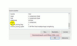 Windows 10 - Temporäre Dateien finden und entfernen – Die Systemvariablen anzeigen