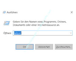 Windows 10 Supportzeiten-Tutorial: winver über den Ausführen-Dialog aufrufen