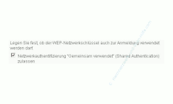 Wlan-Netzwerk Tutorial: WLAN WPA / WEP Verschlüsselung aktivieren oder ändern! Fritzbox Konfigurationsmenü - Menü Einstellungen WLAN Sicherheit Fenster WLAN-Sicherheit WEP-Verschlüsselung - Netzwerkauthentifizierung Gemeinsam verwendet