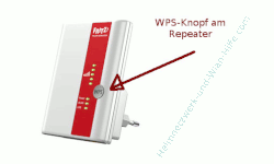 WPS-Knopf am Repeater