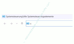 Das Adress- und Eingabefeld in der Systemsteuerung zum Aufruf der Win10 Exploreransicht nutzen