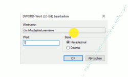 Windows 10 Tutorial - Zuletzt angemeldete Benutzer nicht im Anmeldebildschirm anzeigen! - Änderung des Registry Dword-Wertes dontdisplayusername von 0 auf 1