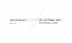 Tutorial - Versionsnummer der Windows 10 Installation anzeigen lassen – Anzeige der Version über Systeminfo