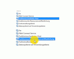 Windows 10 Netzwerk Tutorial - Warum werden Computer nicht im Netzwerk bzw. in der Netzwerkumgebung des Windows 10 Explorer angezeigt - Anzeige der Dienste Funktionssuchanbieter Host und Funktionssuche-Ressourcenveröffentlichung 
