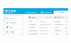  TP-Link Archer VR900v – Die erweiterten Wlan-Einstellungen im Konfigurationsmenü