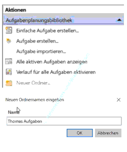 Windows 10 Tutorial: Aufgabenplanung – Einen neuen Ordner für neue Aufgaben erstellen