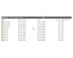 Windows 10 - Defender Tutorial: Auflistung der Meldungen, Informationen und Warnungen des Defender-Protokolls Operational