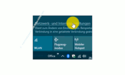 Windows 10 Netzwerk-Tutorial - Die automatische Einwahl in Wlan-Netzwerke verhindern! - Aufruf der Netzwerk- und Interneteinstellungen über das Netzwerksymbol der Taskleiste 