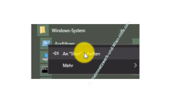 Windows 10 Tutorial - Ausführen Fenster Dialog an das Startmenü anheften