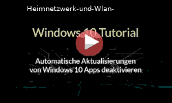 Automatische Aktualisierungen von Windows 10 Apps im Windows Store deaktivieren - Youtube Video Windows 10 Tutorial