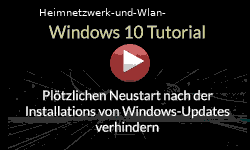 Automatische Neustarts bei der Installation von Windows Updates verhindern - Youtube Video Windows 10 Tutorial