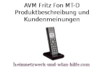AVM Fritz Fon MT-D - Produktbeschreibung und Kundenmeinungen