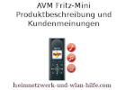 AVM Fritz-Mini - Produktbeschreibung und Kundenmeinungen