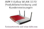AVM FritzBox WLAN 3270 - Produktbeschreibung und Kundenmeinungen