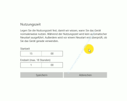 Windows 10 Tutorial - Plötzliche automatische Neustarts nach der Installation Updates verhindern - Beispiel für die Konfiguration der Nutzungszeit 