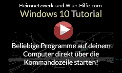 Beliebige Programme auf deinem Computer direkt über die Kommandozeile starten!  - Youtube Video Windows 10 Tutorial