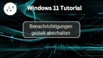 Benachrichtigungen gezielt abschalten in Windows
