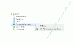 Netzwerk Anleitung: Kennwortänderung mit net accounts - Windows 7 Start - Alle Programme - Zubehör - Eingabeaufforderung