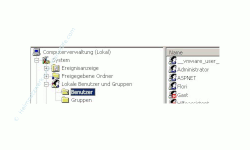 Schritt für Schritt Anleitung: Windows Konto gesperrt - Konto wieder freigeben - Benutzerkonto Sperre aufheben - Computerverwaltung - Klicke auf den Ordner Benutzer unter Lokale Benutzer und Gruppen