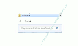 Windows 7 Benutzerkonten schnell aktivieren und deaktivieren - Alle Programme - Untermenü Zubehör