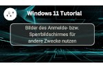 Bilder des Sperrbildschirmes für andere Zwecke nutzen