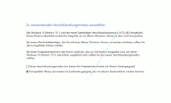 Windows 10  Tutorial - Datenträger, USB-Stick und externe Laufwerke sicher mit BitLocker verschlüsseln! - Den zu verwendenden Verschlüsselungsmodus auswählen 