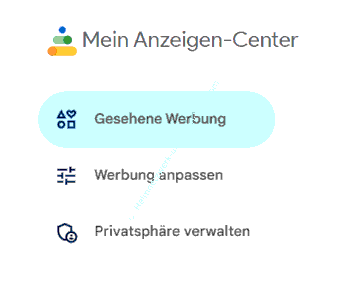 Das Google Anzeigen-Center