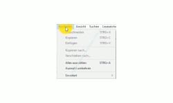 Windows 10 Tutorial - Everything für eine schnelle Dateisuche nutzen! – Das Menü Bearbeiten von Everything