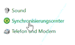 Offlinedateien Tutorial: Das Synchronisierungscenter aufrufen