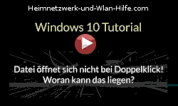 Datei öffnet sich nicht bei Doppelklick! - Youtube Video Windows 10 Tutorial