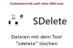  Dateien unter Windows 10 schnell und sicher mit dem Tool sdelete löschen