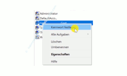 Windows 10 Tutorial - So aktivierst und speicherst du die Option: Kennwortgeschütztes Freigeben ausschalten! - Den Befehl Kennwort festlegen für den Benutzer Gast aufrufen 