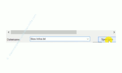 Windows 10 Tutorial - Drei Wege, Informationen zur BIOS / UEFI Version anzeigen zu lassen! - Den Registry-Schlüssel mit den Bios-Informationen als Datei abspeichern