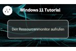 So rufst du den Ressourcenmonitor unter Windows 11 auf