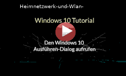 Den Windows 10 Ausführen Dialog aufrufen - Youtube Video Windows 10 Tutorial