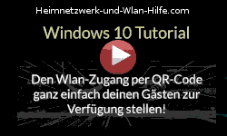 Den Wlan-Zugang per QR-Code Gästen zur Verfügung stellen! - Youtube Video Windows 10 Tutorial