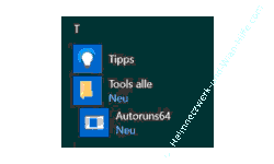Windows 10 Tutorial - Eigene Programme und Ordner im Startmenü einbinden - Der im Startmenü für alle Benutzer neu eingebundene Ordner 