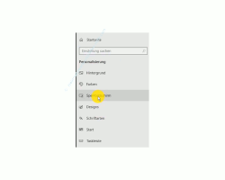 Windows 10 Tutorial - Den Sperrbildschirm abschalten bzw. deaktivieren - Der Menüpunkt Sperrbildschirm im Konfigurationsfenster Personalisierung 
