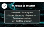 Symbole für Netzwerk, Arbeitsplatz, Systemsteuerung, Papierkorb und Benutzerverzeichnis auf Desktop anzeigen