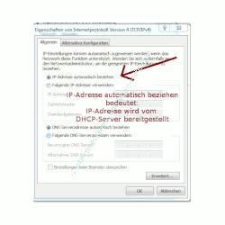 Heimnetzwerk Anleitungen: Datenübertragung in einem Ethernet Netzwerk - DHCP-Server: IP-Adresse automatisch beziehen